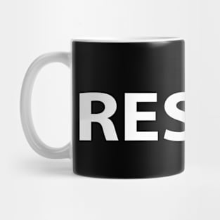 Resist Cool Inspirational Christian Mug